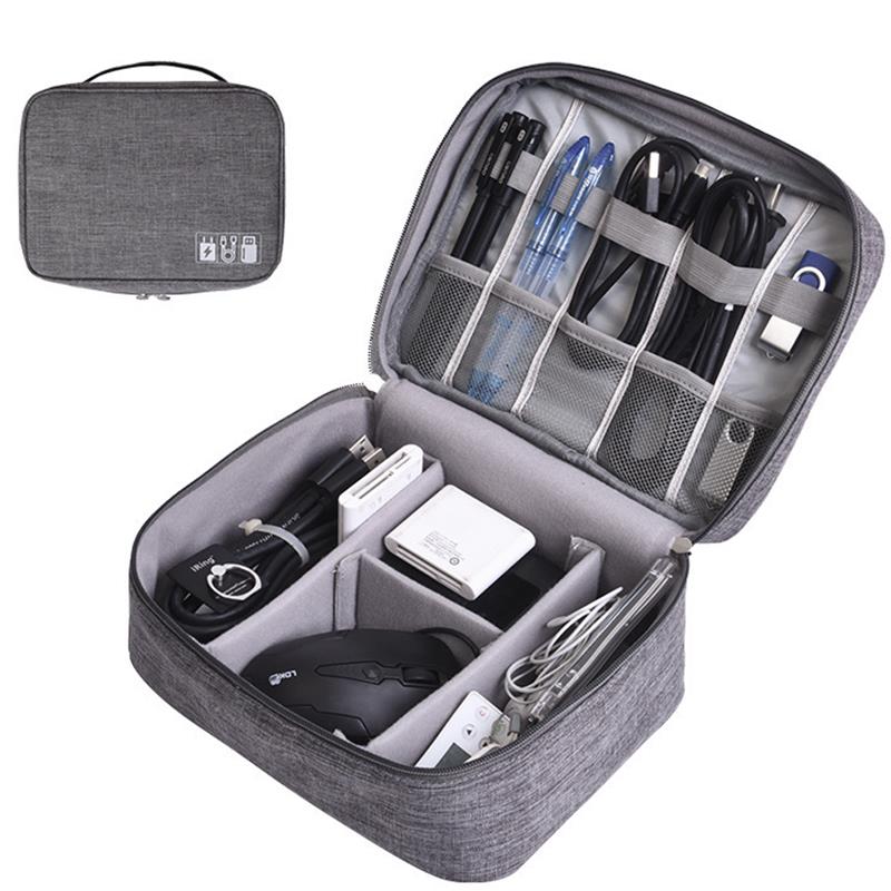 Tech Accessories Case - Saco de cabo de viagem portátil