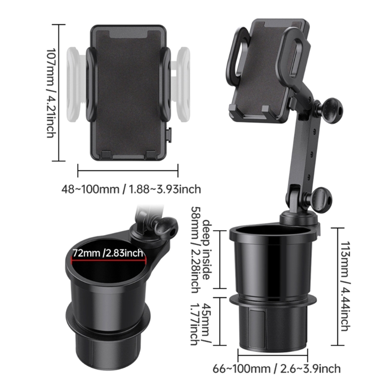 Suporte de copo para carro exp - Mobile Tech Accessories avaliação e preço