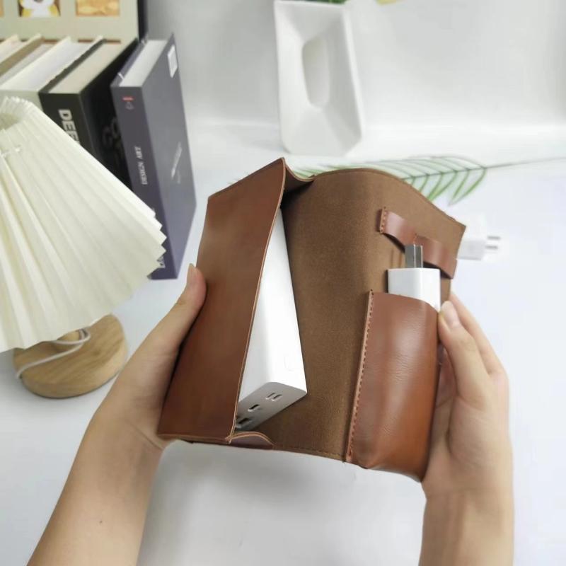 1pc couro do plutônio multi-co - Tech Accessories Storage avaliação e preço