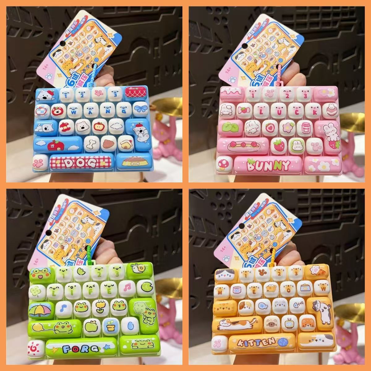 26Grid Keycap Clicker Anti Str - Kawaii Tech Accessories avaliação e preço